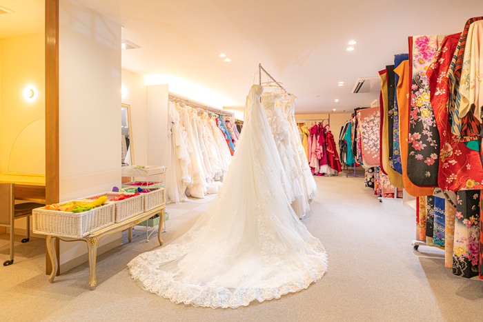 こだわりのスタジオと衣裳部屋