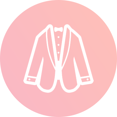 洋装パック（ドレス1着・タキシード1着・ヘアメイク・着付け）