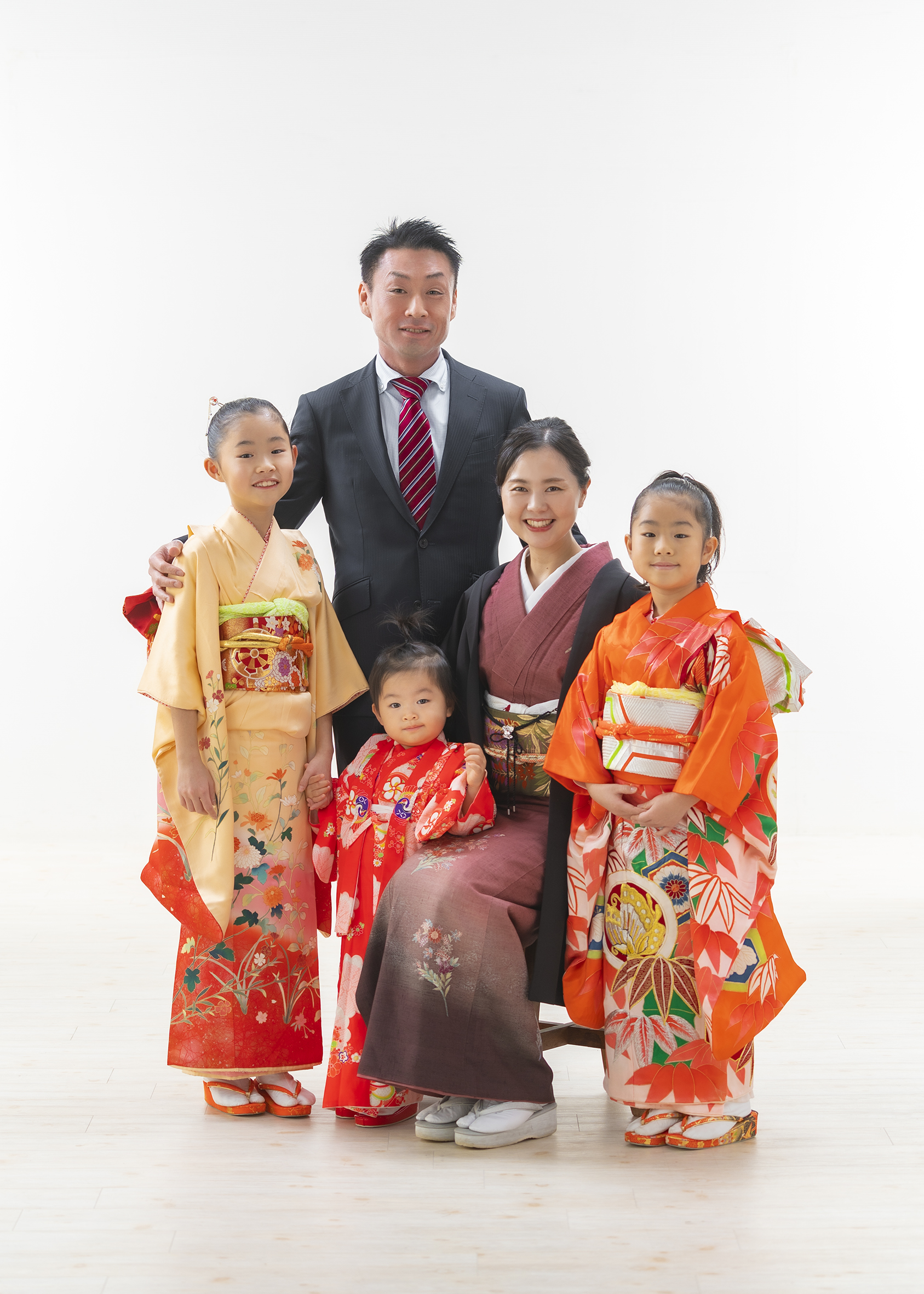 年賀状用のご家族写真撮影ご来店ありがとうございます。