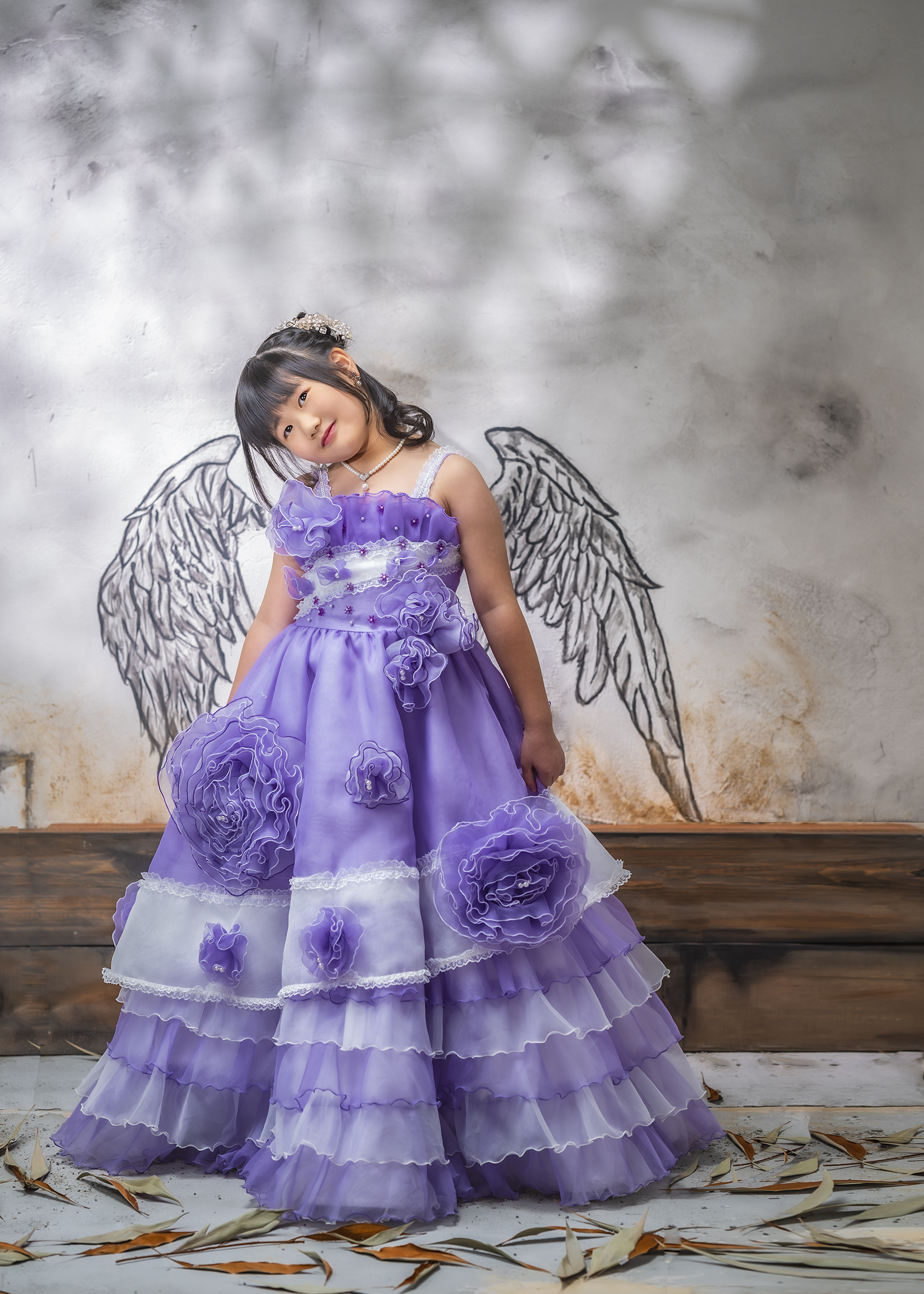 7歳のバースデーフォト