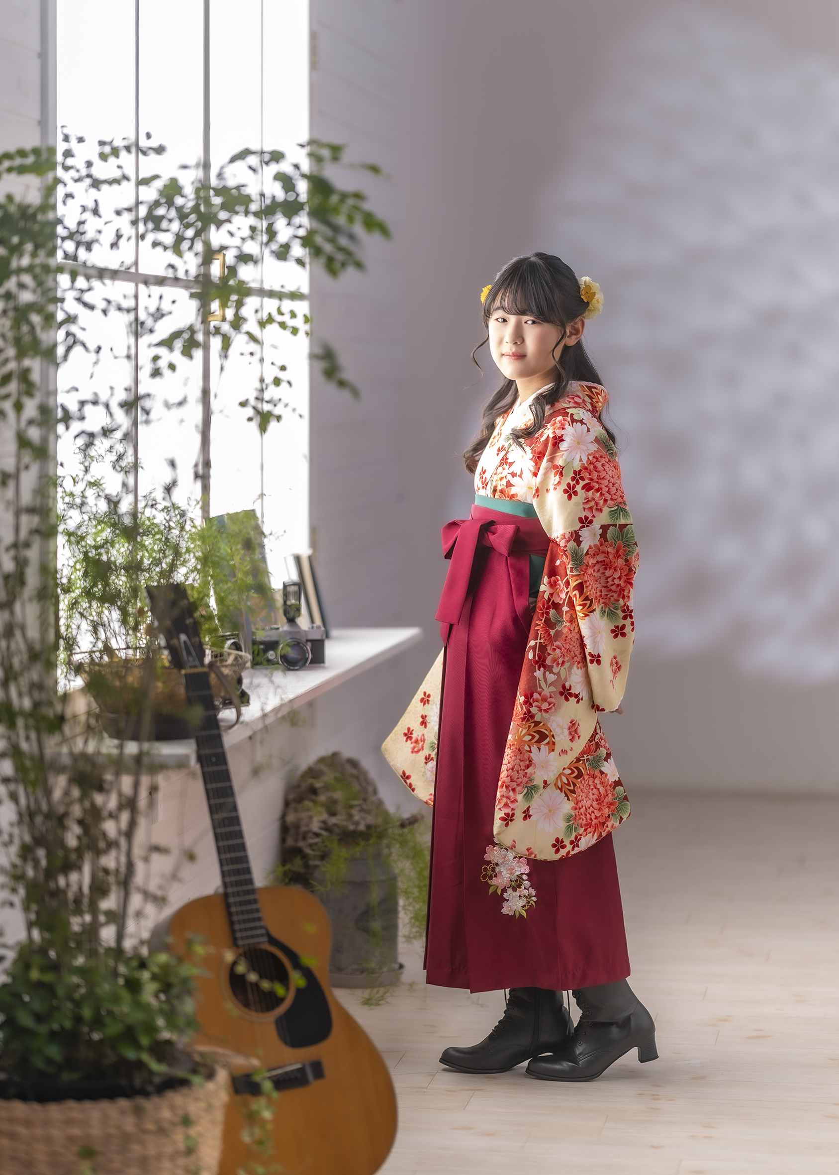 小学校卒業袴レンタルございます